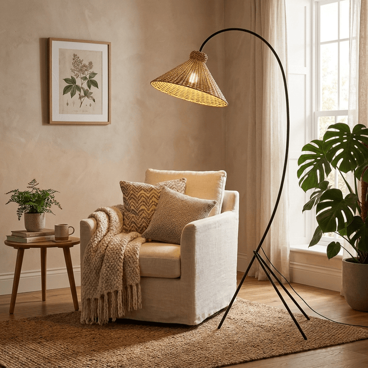 Tana Vävda Golvlampa