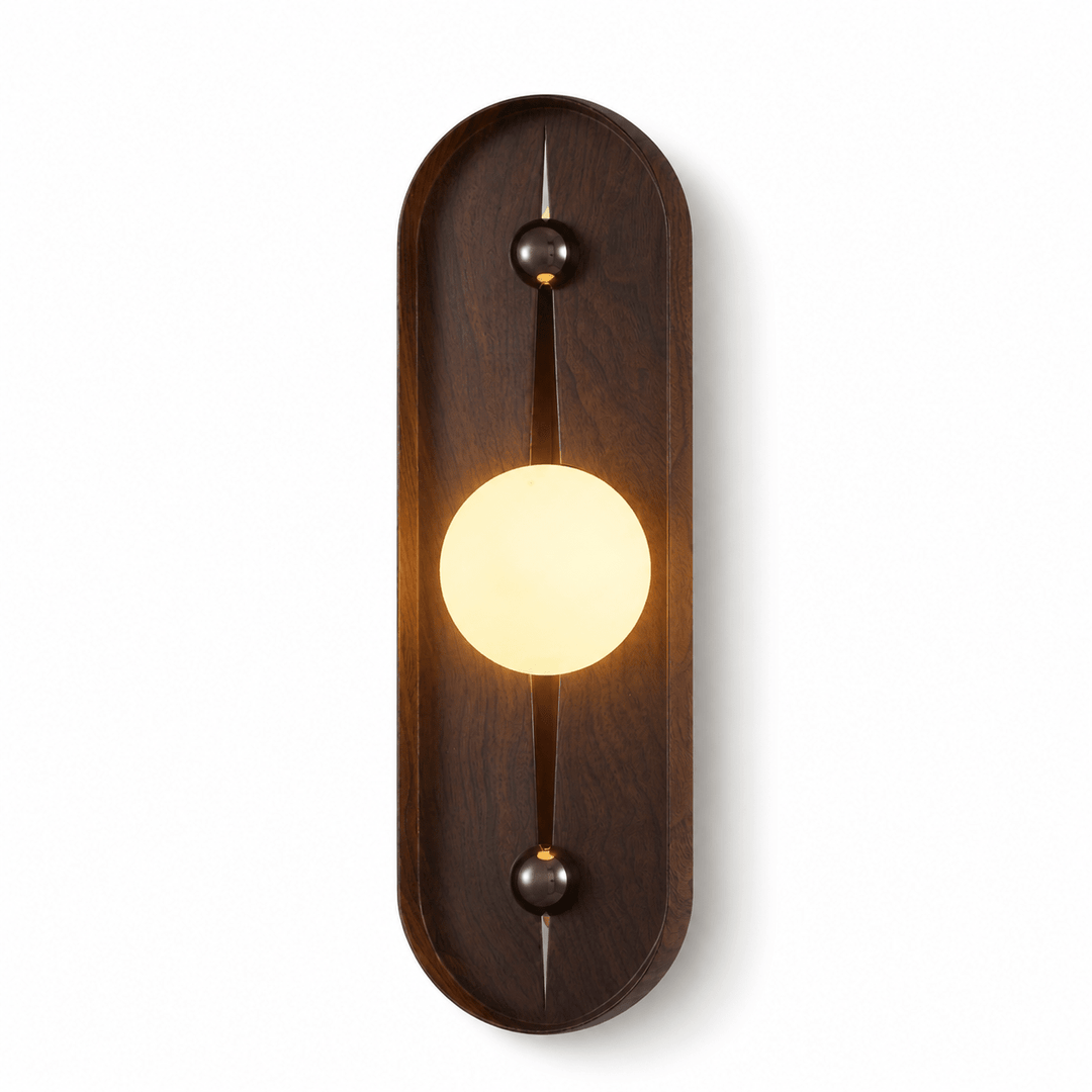 Bezel Alabaster Vägglampa