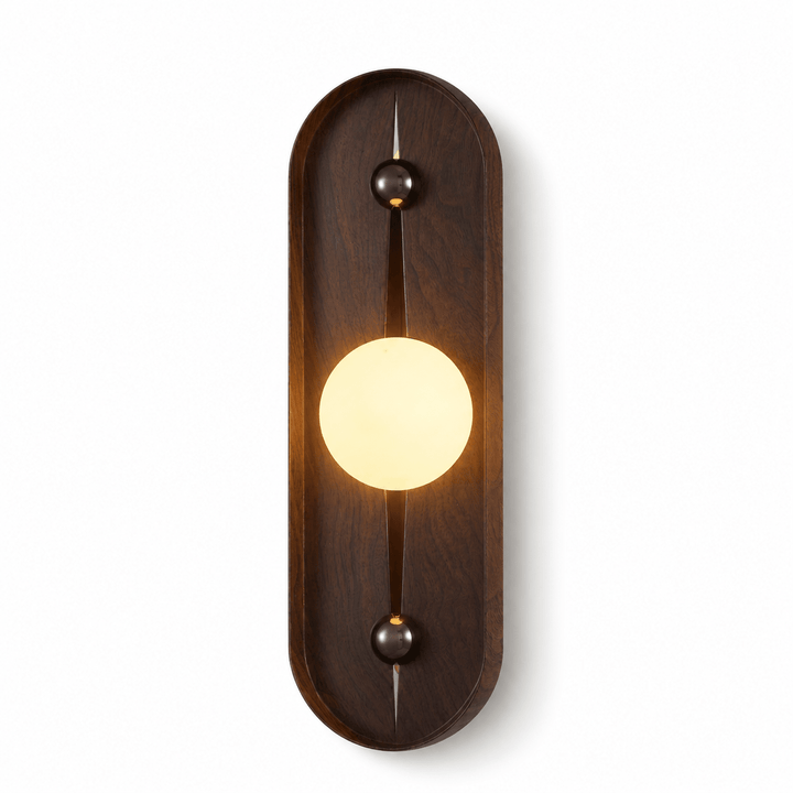 Bezel Alabaster Vägglampa