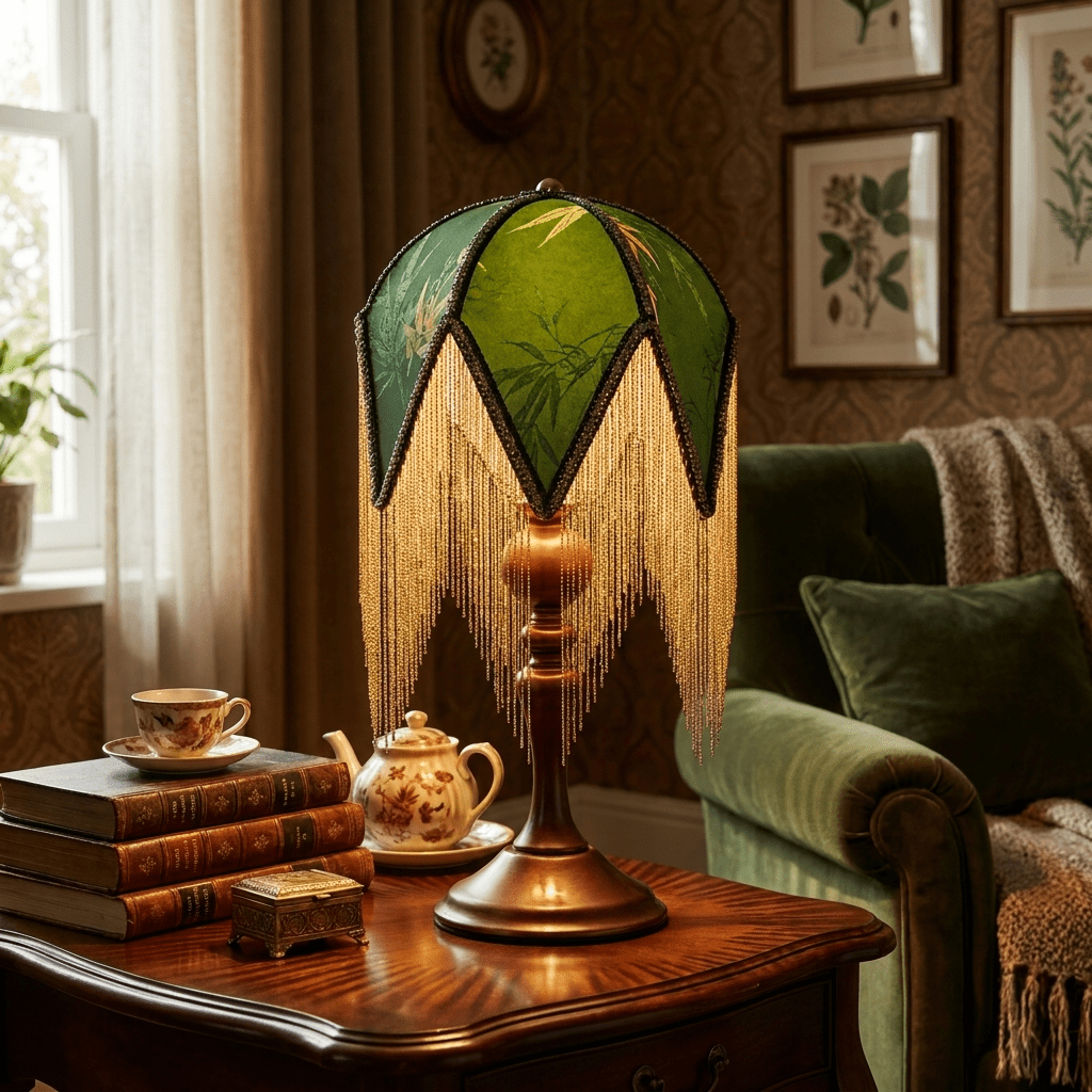 Victoriansk Fransk Bordslampa