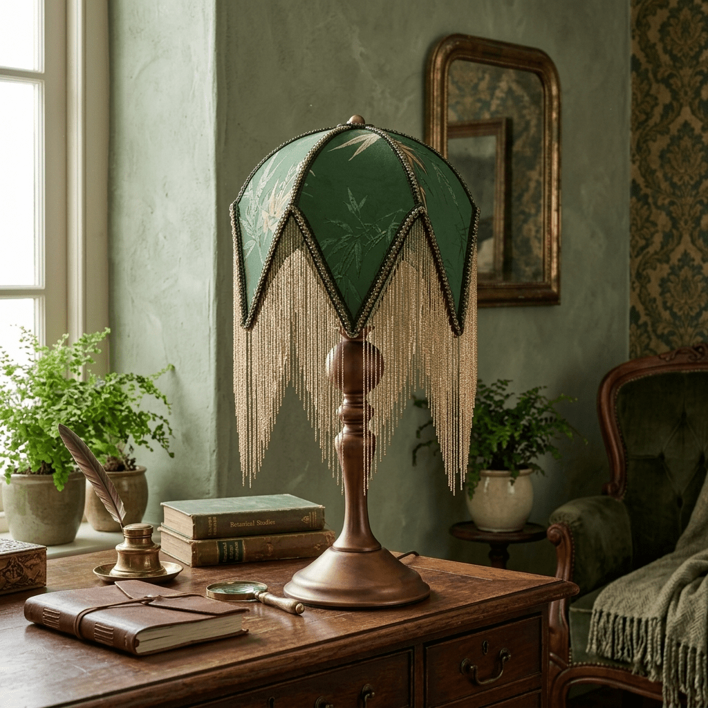 Victoriansk Fransk Bordslampa