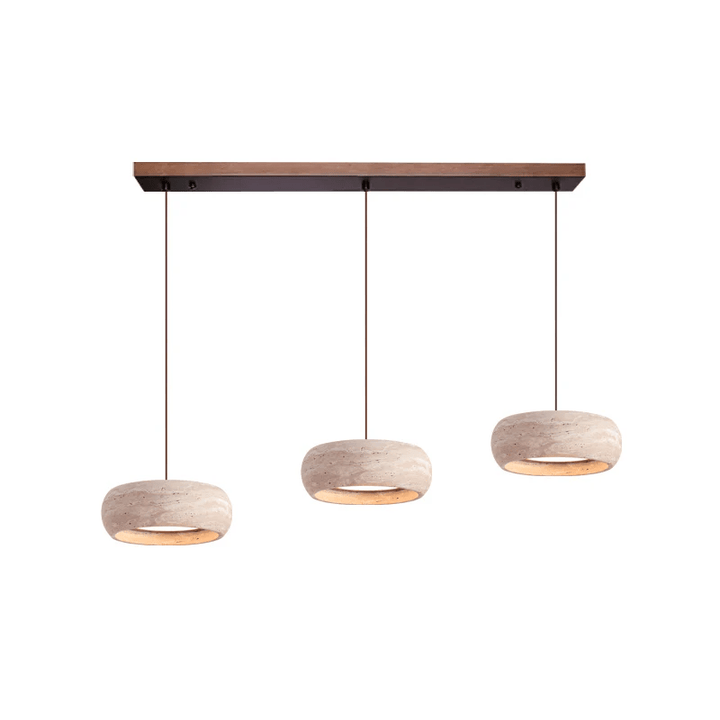 Donut Travertine Pendellampa
