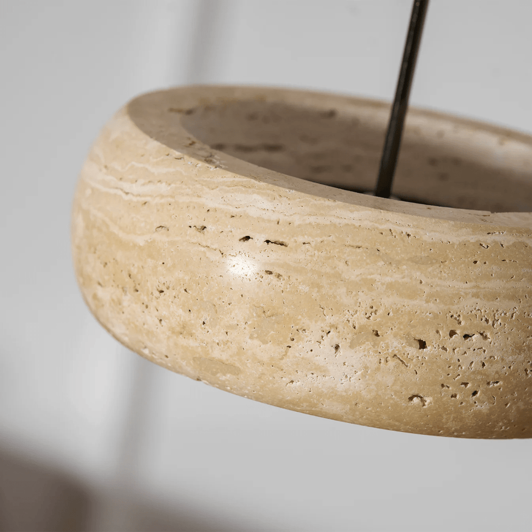 Donut Travertine Pendellampa