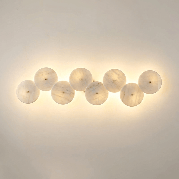 Cluster Alabaster Vägglampa