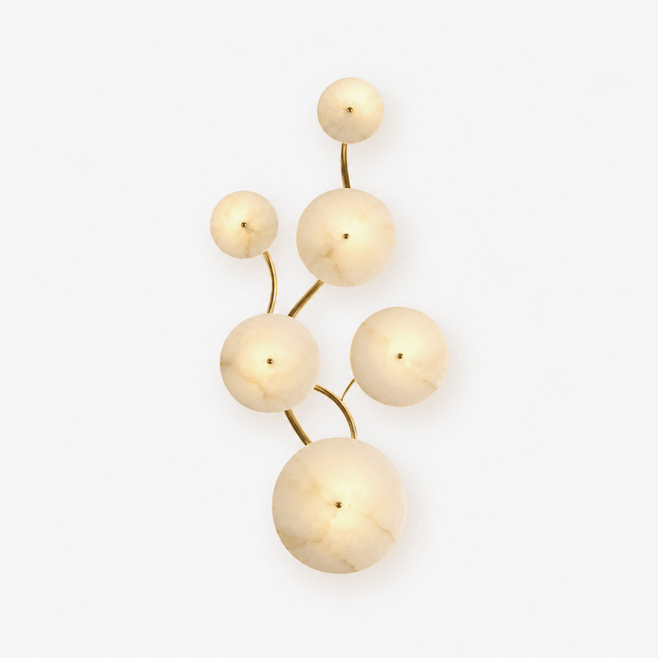 Cluster Alabaster Vägglampa