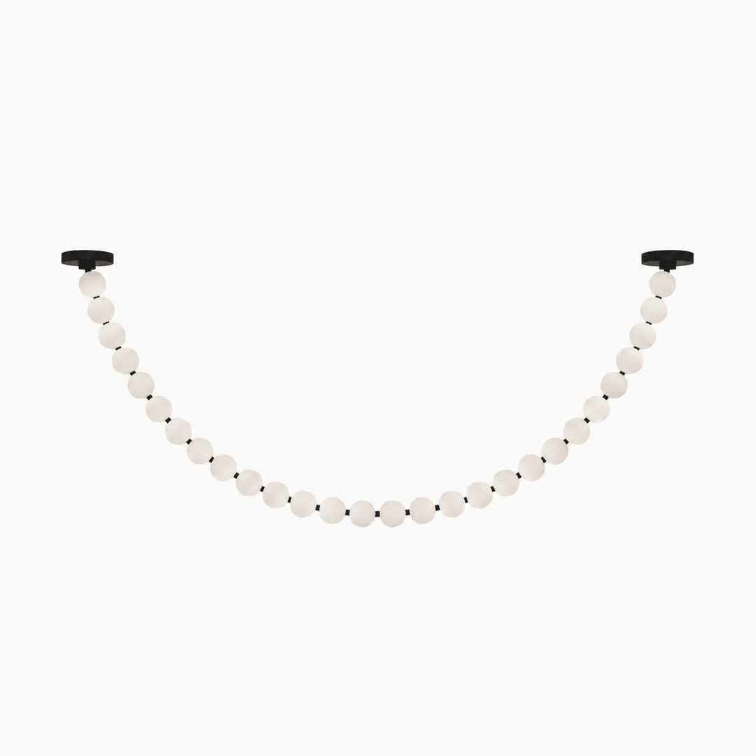 Pärlhalsband Bollar Kandelaber