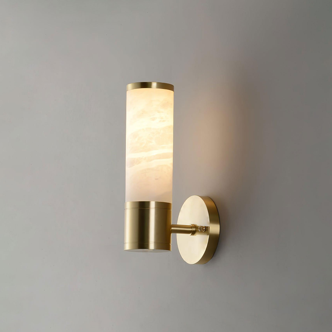 Lampatron Alabaster Vägglampa