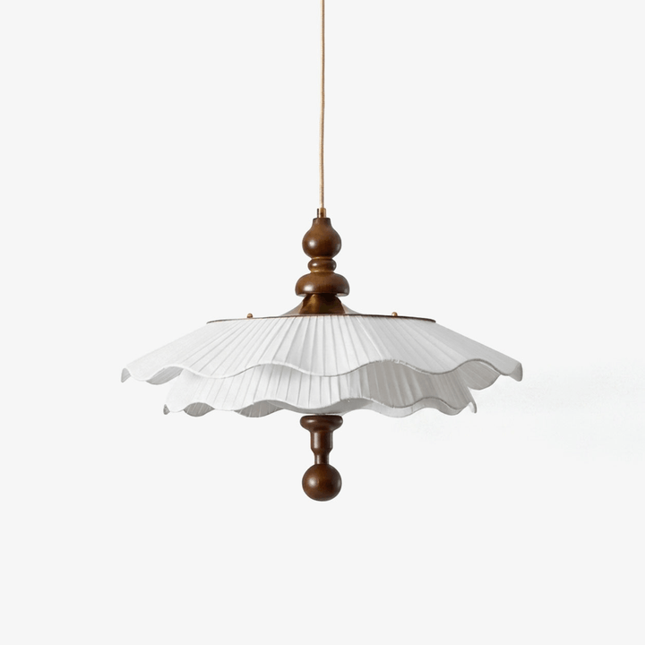 Belle Epoque Plisserad Hänglampa
