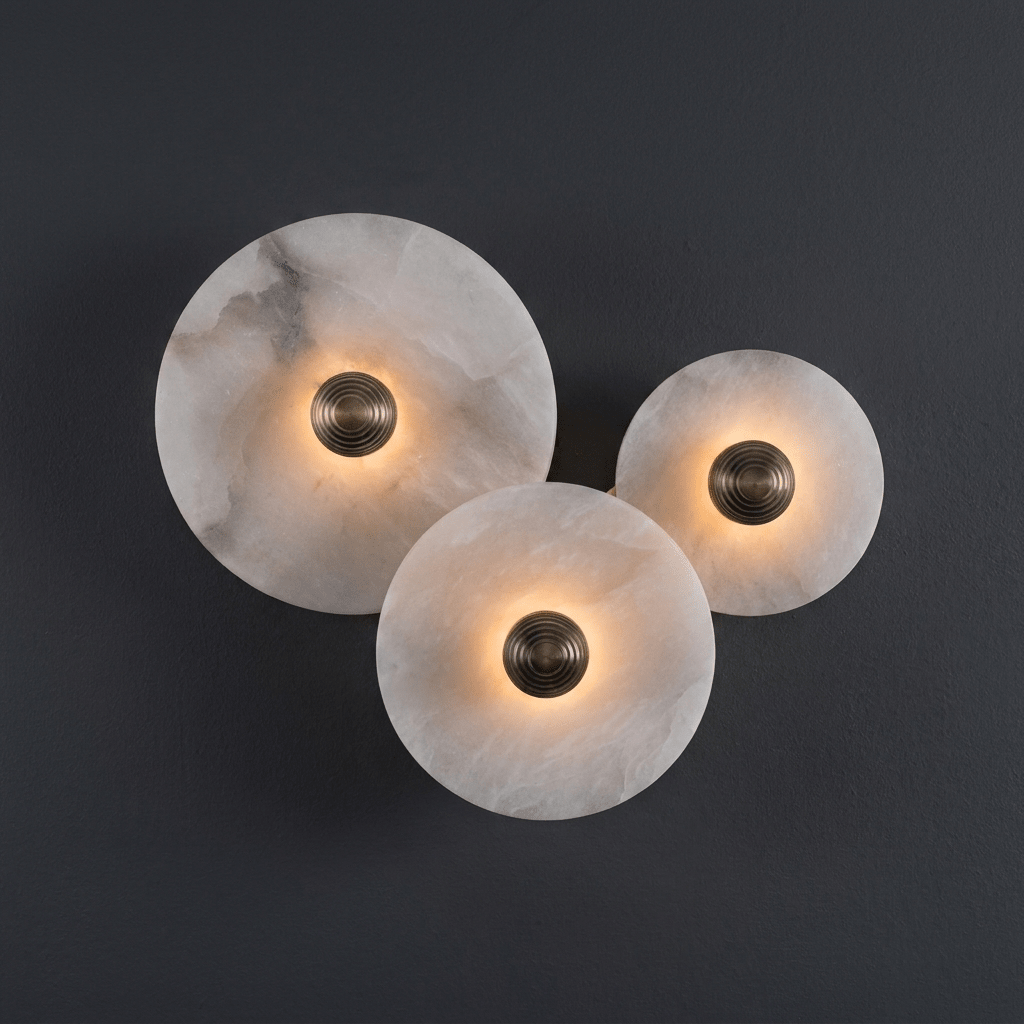 Nayra Alabaster Vägglampa