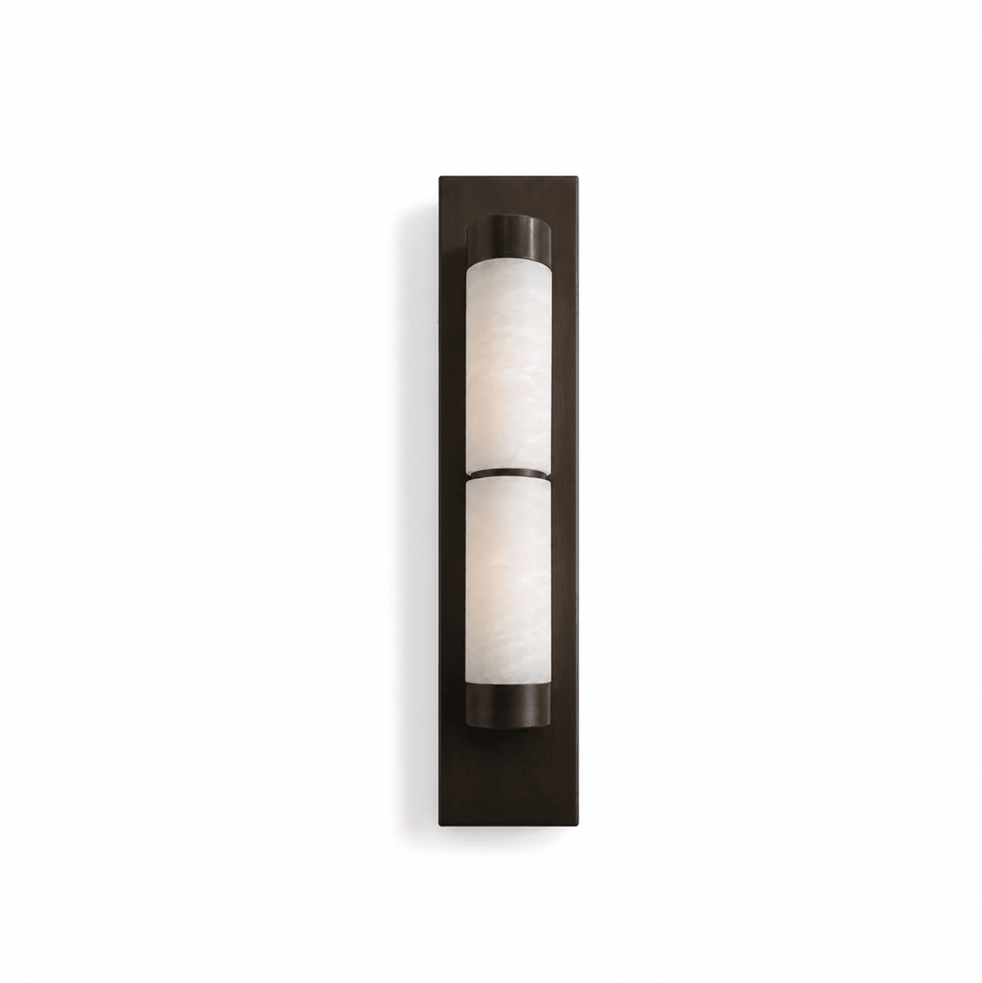 Kolumnär Alabaster Vägglampa
