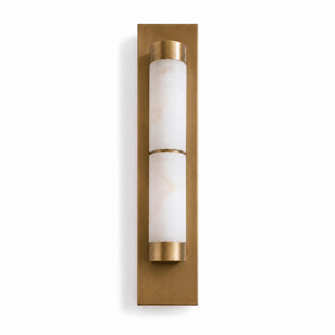 Kolumnär Alabaster Vägglampa