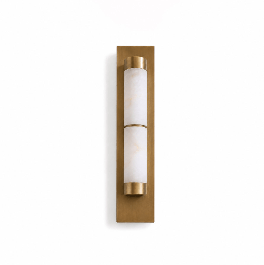 Kolumnär Alabaster Vägglampa