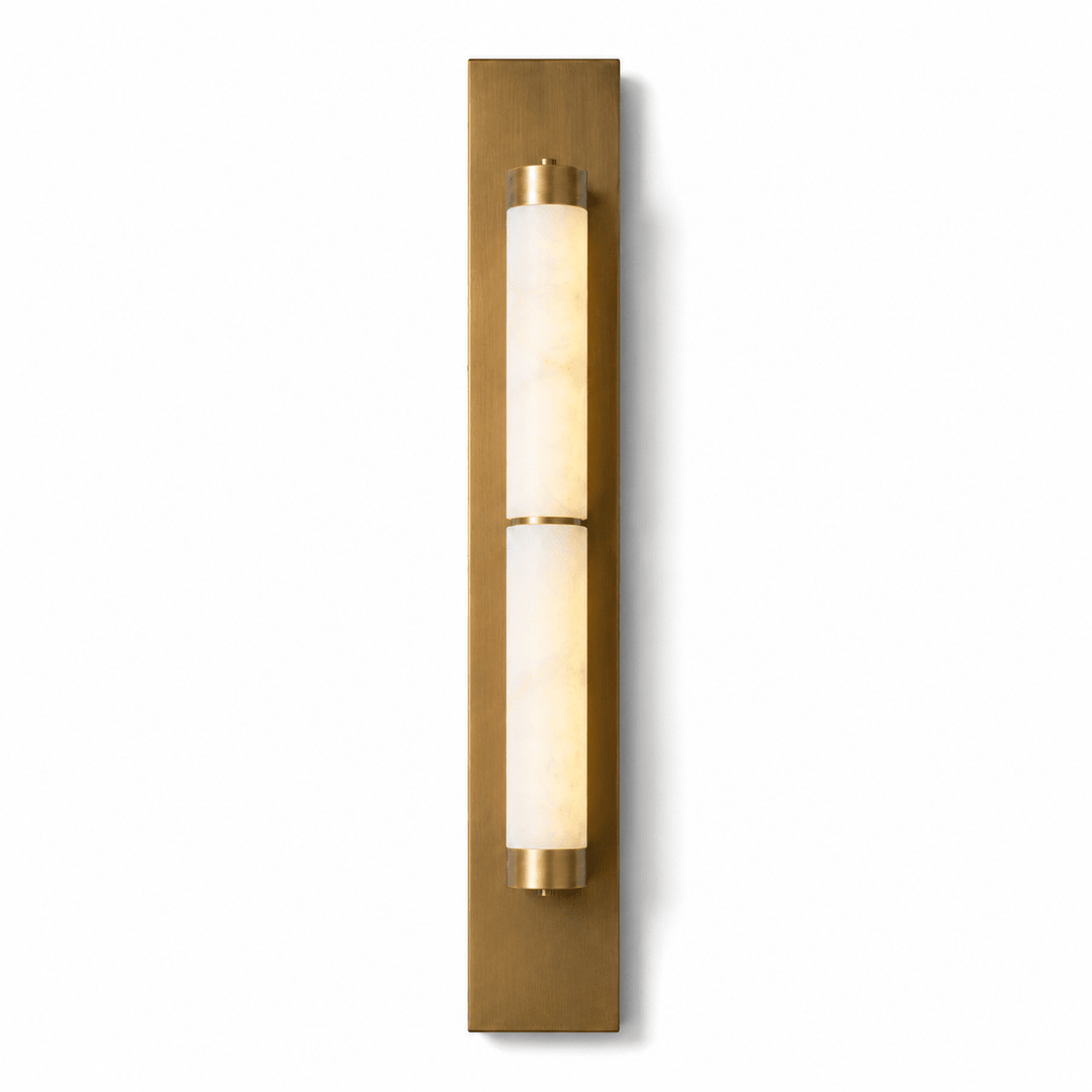 Kolumnär Alabaster Vägglampa