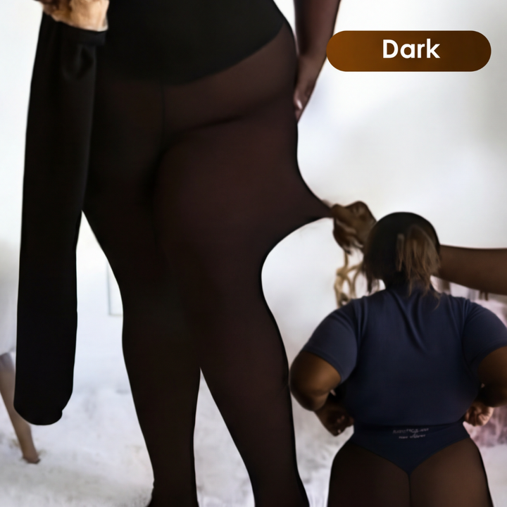 Velura - Dam tights formande z värmefoder