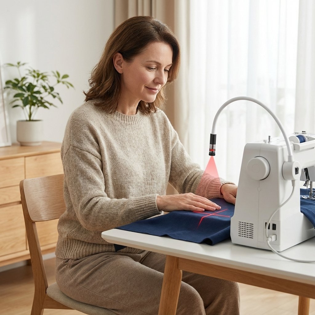 Stitchbeam - Magnetiskt Ljus Laser för Quiltingu