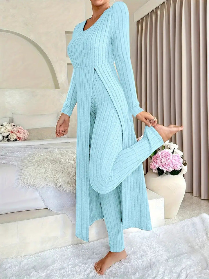 Wearbella – Set z Długim Topem i Slim Spodniami