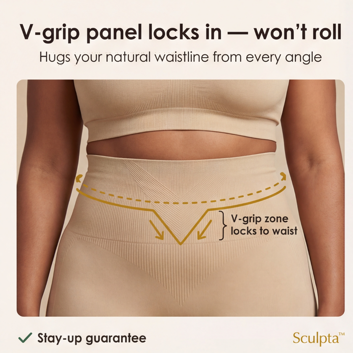 Sculpta – Shorts modelujące med hög midja i kontrolą mage