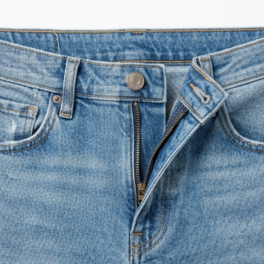 Wearbella – Dam jeans 7/8 z postrzępionym dołem