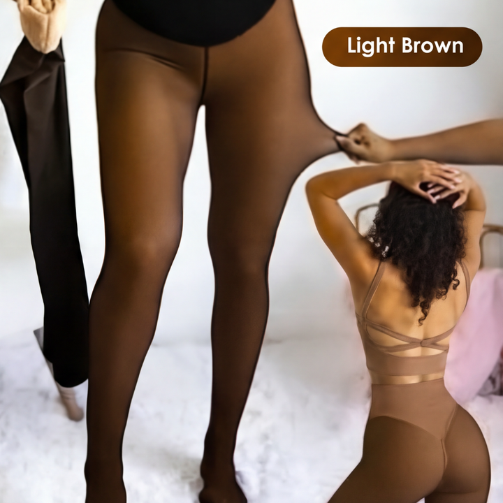 Velura - Dam tights formande z värmefoder