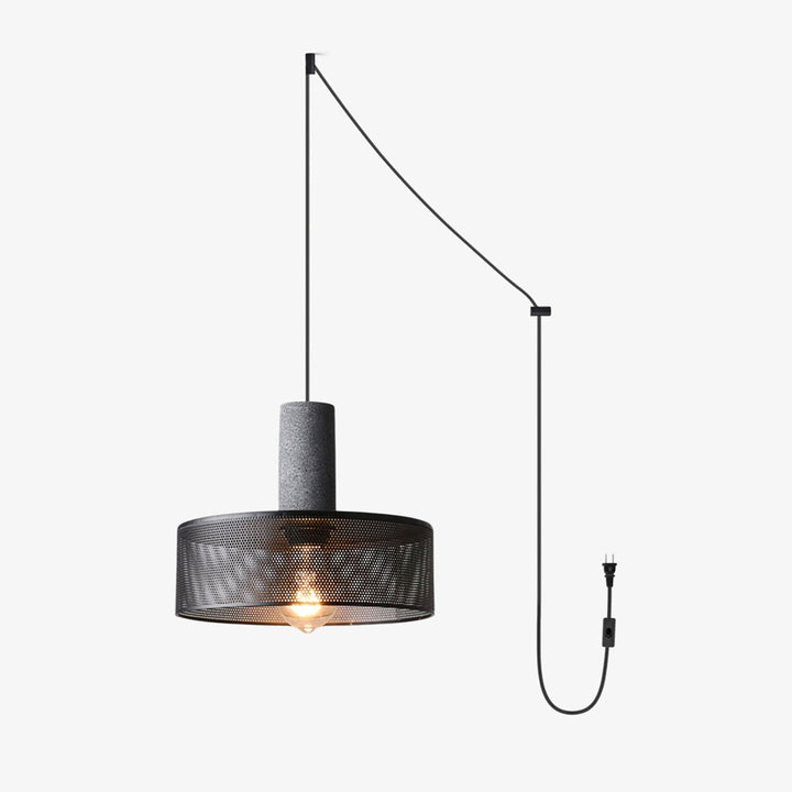 Cement Mesh Plug-in Pendellampa