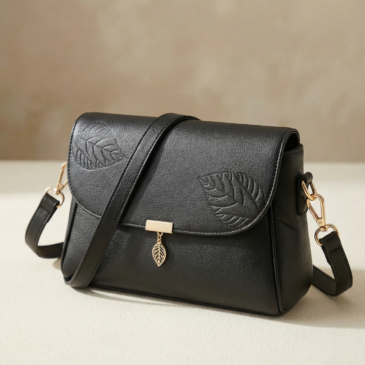 Leafara - Elegant Handväska Över axeln z Detalj Liścia