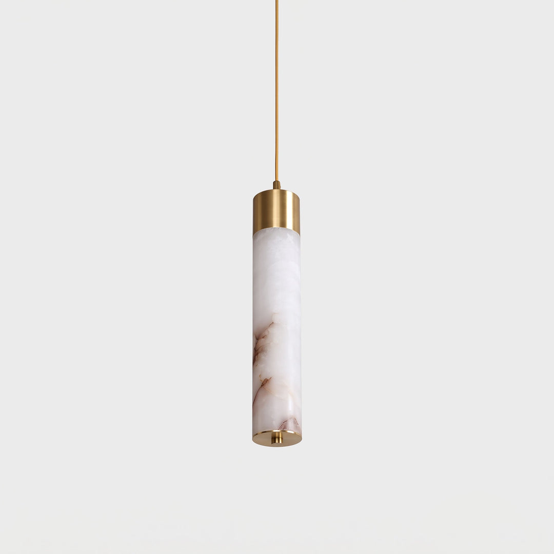 Alabaster Tala Messing Pendellampa