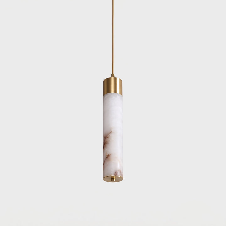 Alabaster Tala Messing Pendellampa