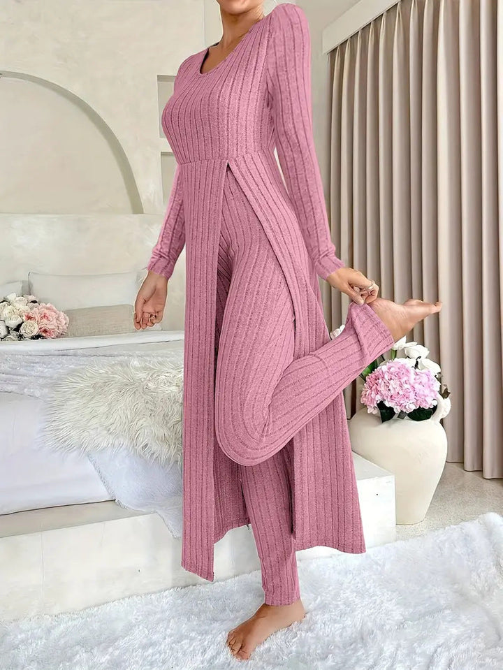 Wearbella – Set z Długim Topem i Slim Spodniami