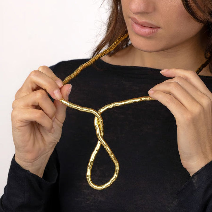 Serpina - Elastisk Halsband i Bransoletka i form av Węża