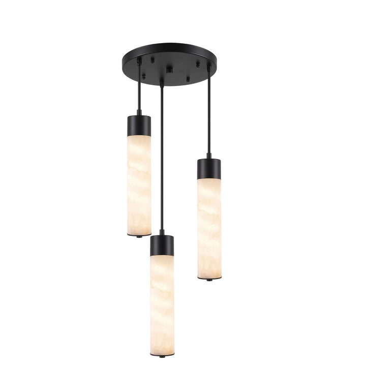 Alabaster Tala Messing Pendellampa