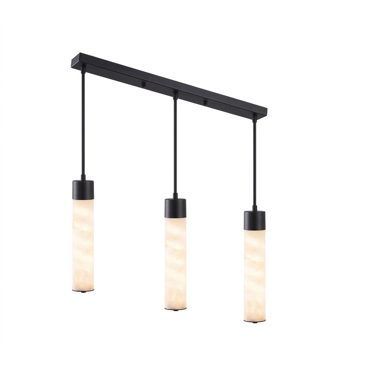 Alabaster Tala Messing Pendellampa