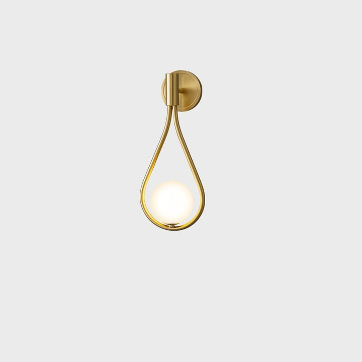 Messing Vägglampa