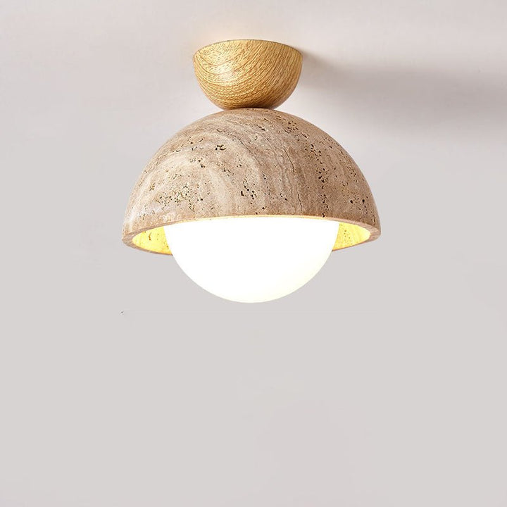 Flore Travertine Bud Taklampa