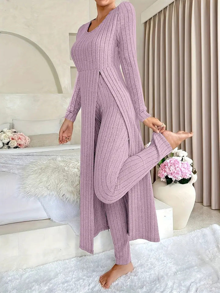 Wearbella – Set z Długim Topem i Slim Spodniami