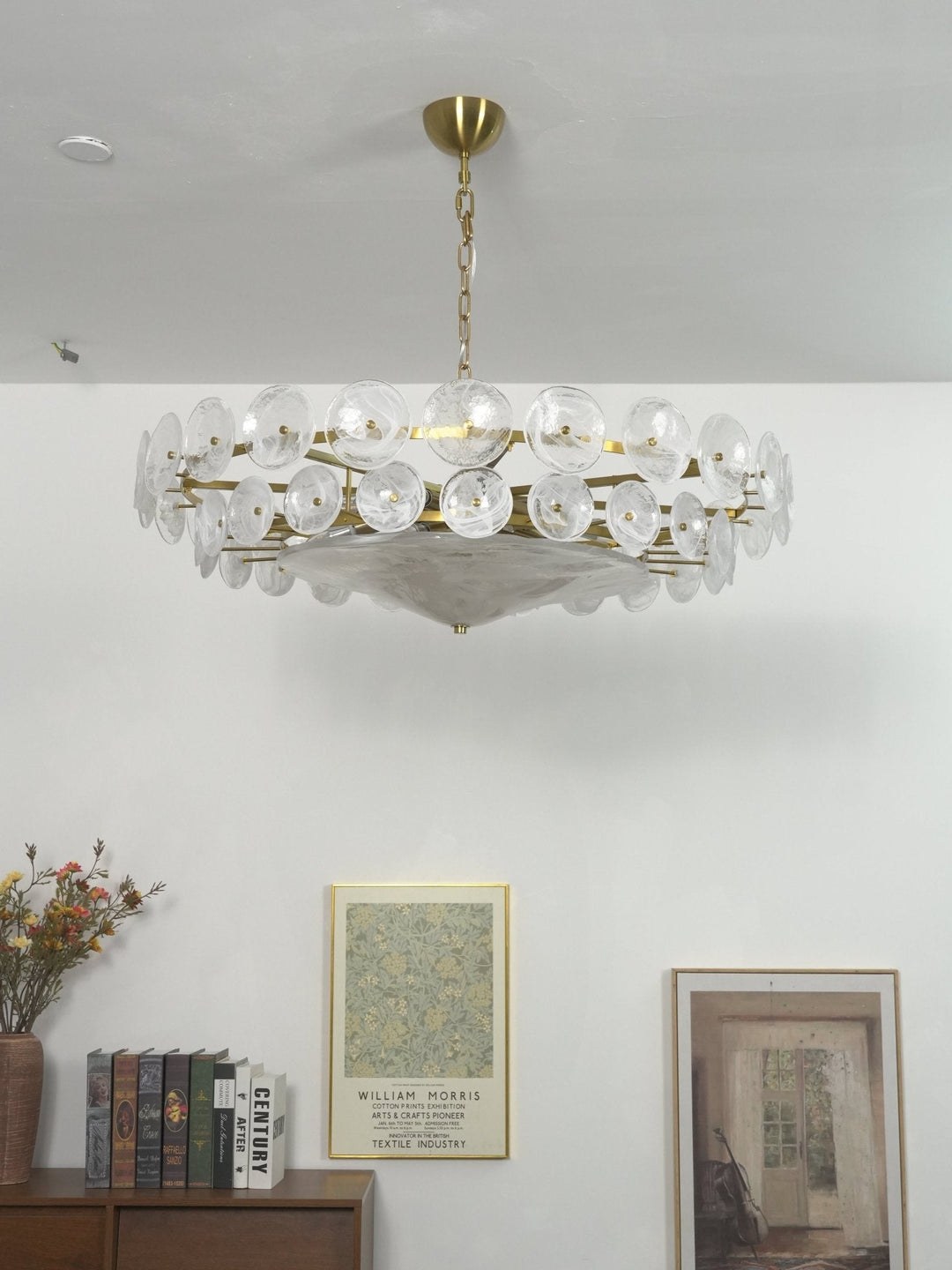 Solaris Disc Murano Kandelaber