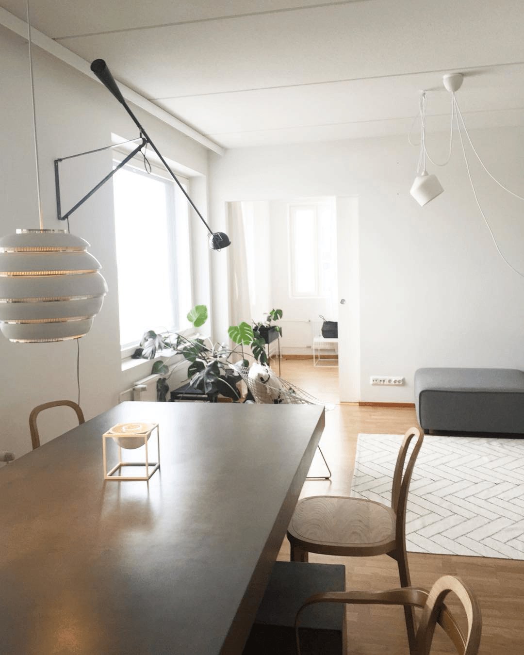 Lång Arm Vägglampa