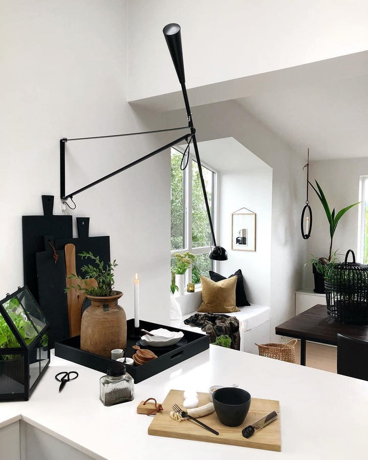 Lång Arm Vägglampa