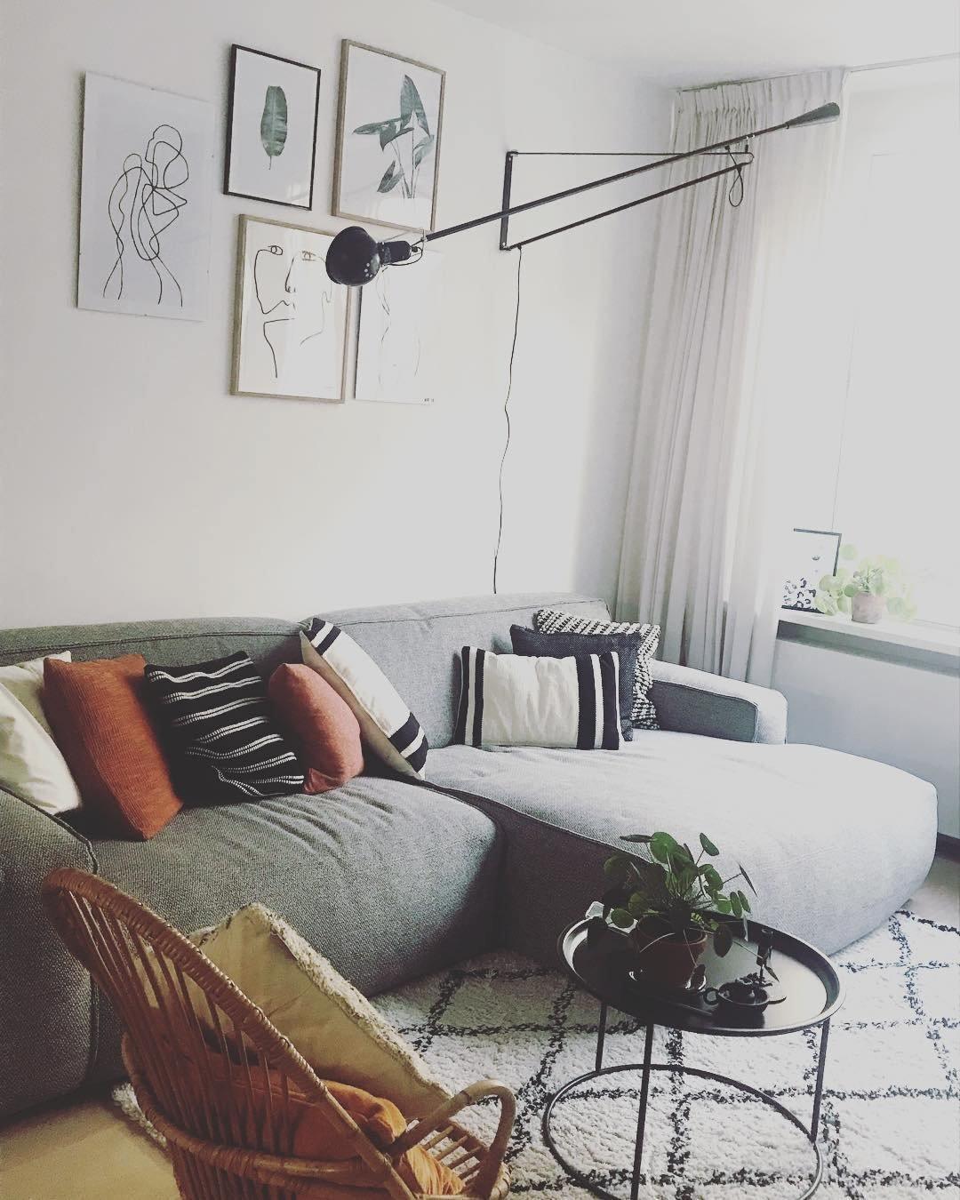 Lång Arm Vägglampa