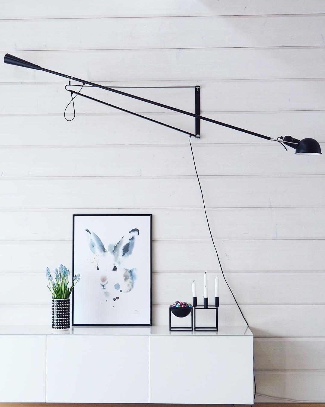Lång Arm Vägglampa