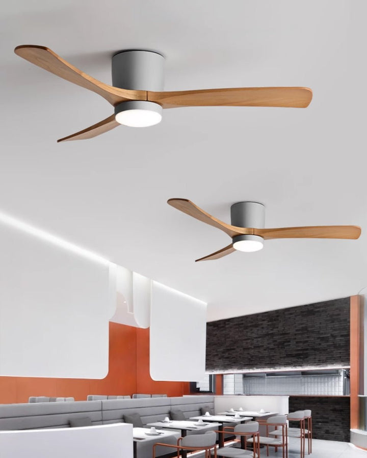 Nordisk Trä Takfläkt Lampa