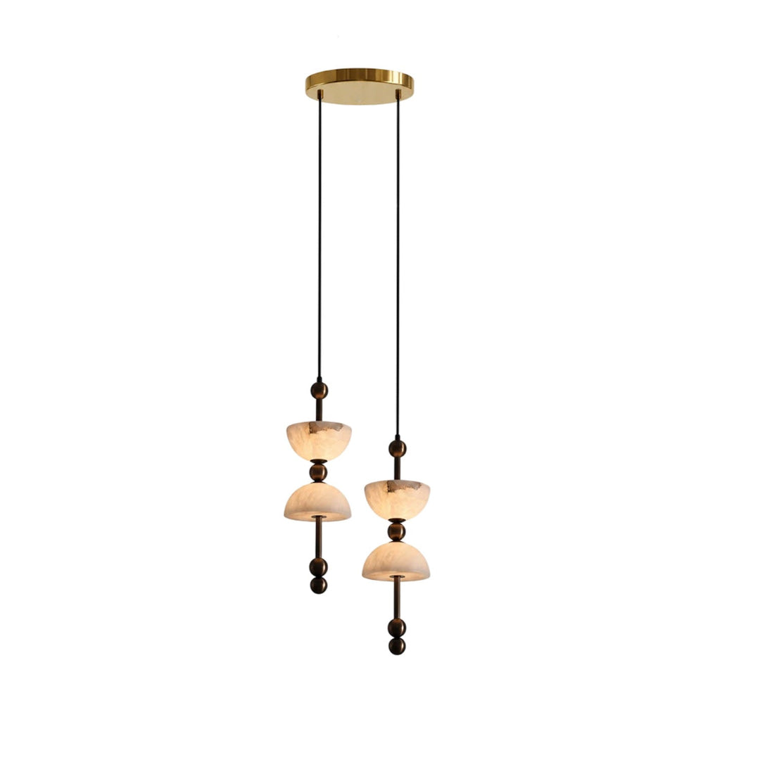 Duo Alabaster Pendellampa