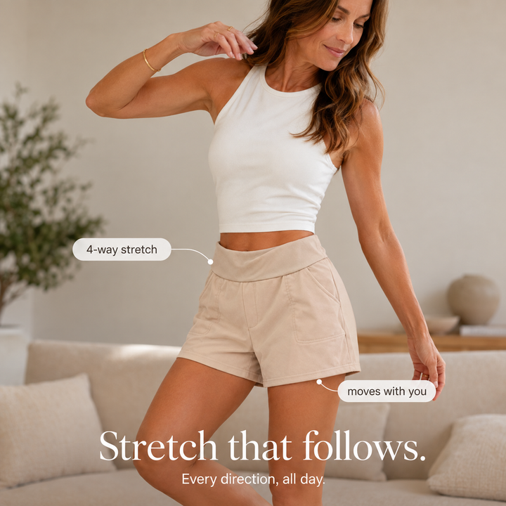 Wearbella – Shorts bermudy med hög midja i kieszeniami