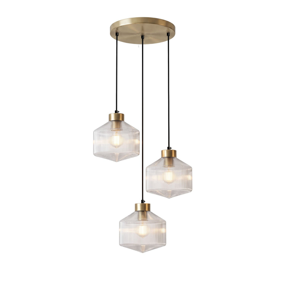 Randig Snurrande Top Pendant Lampa