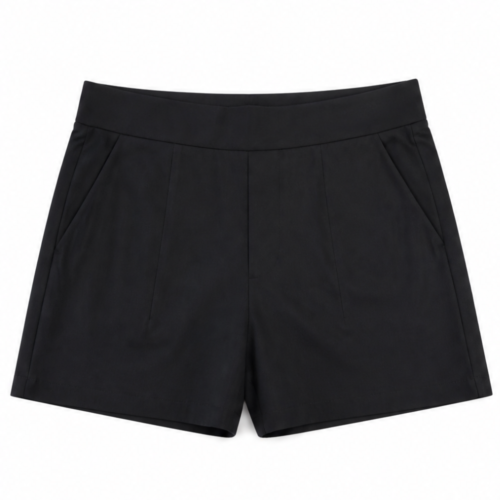 Velora – Shorts med hög midja z prawdziwymi kieszeniami
