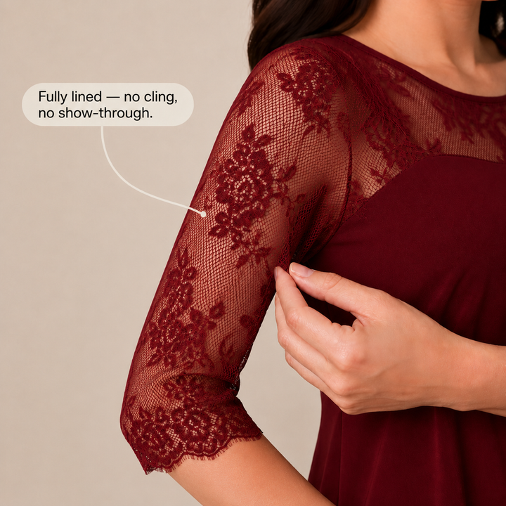 Wearbella – Klänning w stilu koronkowym z asymetrycznym dołem, som verkligen pasuje