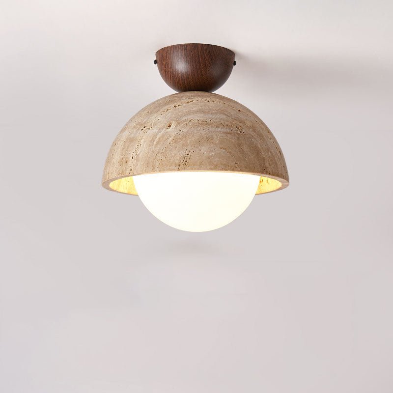 Flore Travertine Bud Taklampa