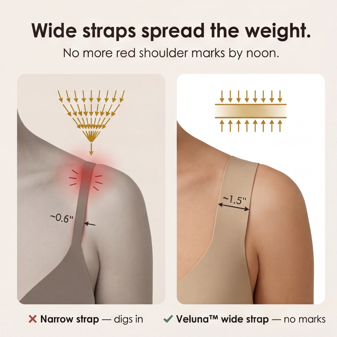 Veluna – Sömlös Bh Bekväm