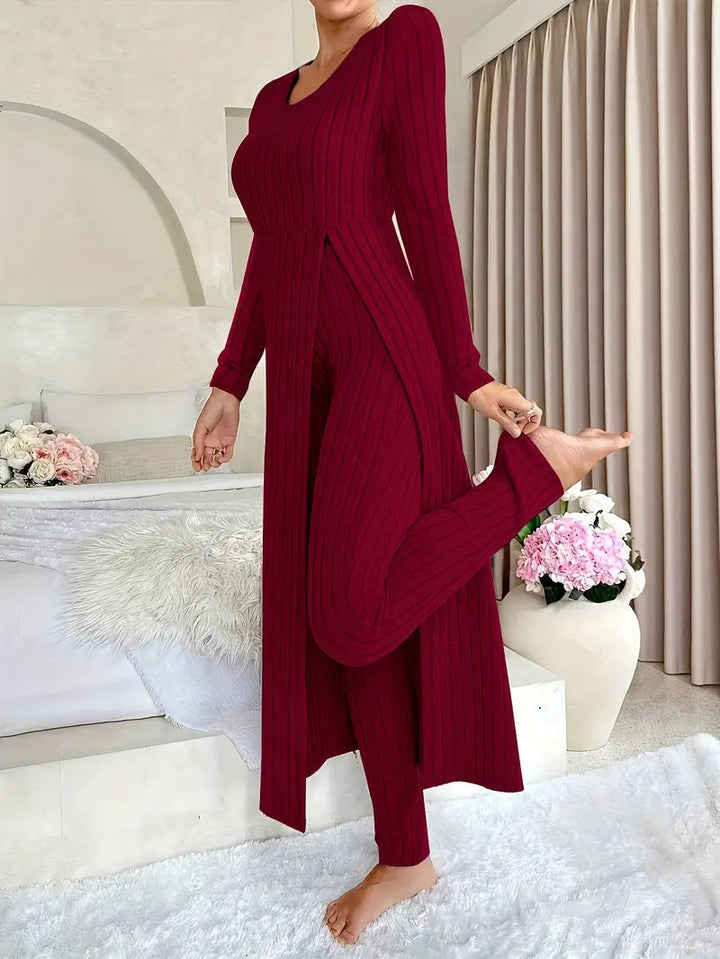 Wearbella – Set z Długim Topem i Slim Spodniami