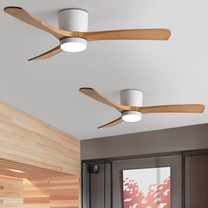 Nordisk Trä Takfläkt Lampa