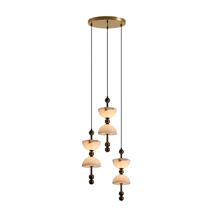 Duo Alabaster Pendellampa